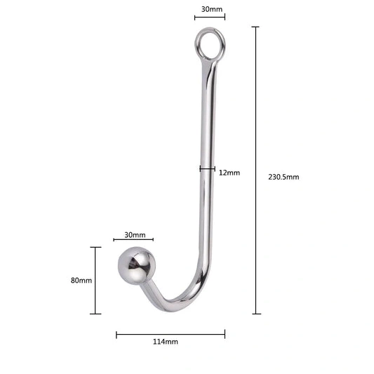 Anal Elegant with Hook Beaded 5334 Collar and Cuffs 0302